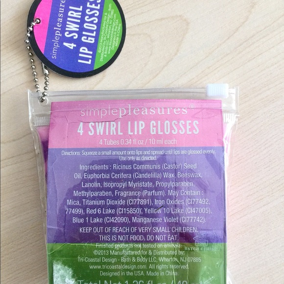 ✨Shimmer Swirl Lip Gloss -Package of 4✨ - Picture 2 of 4